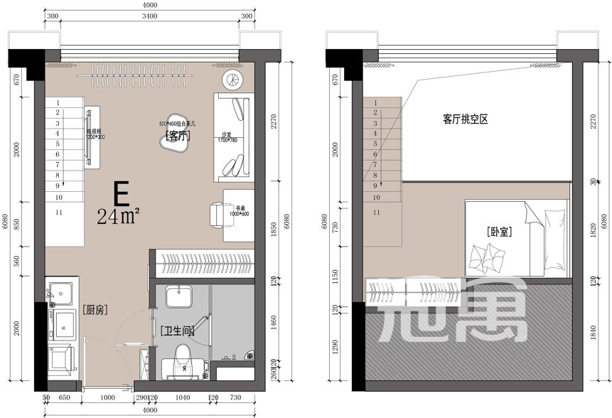 独栋公寓-余杭区-龙湖冠寓杭州a-li海创园店-1室1厅1卫-40.0㎡